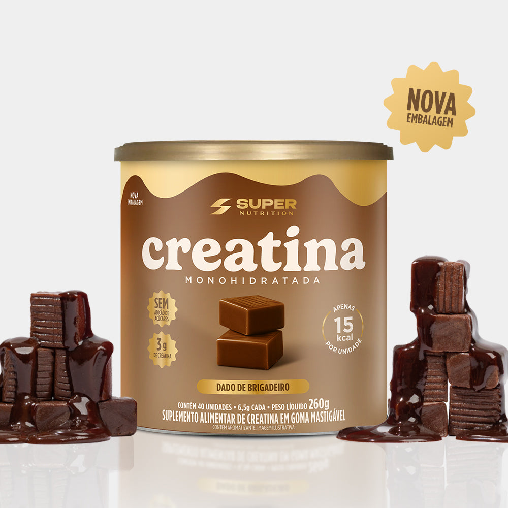 Dado de Creatina sabor Brigadeiro (40 unidades)