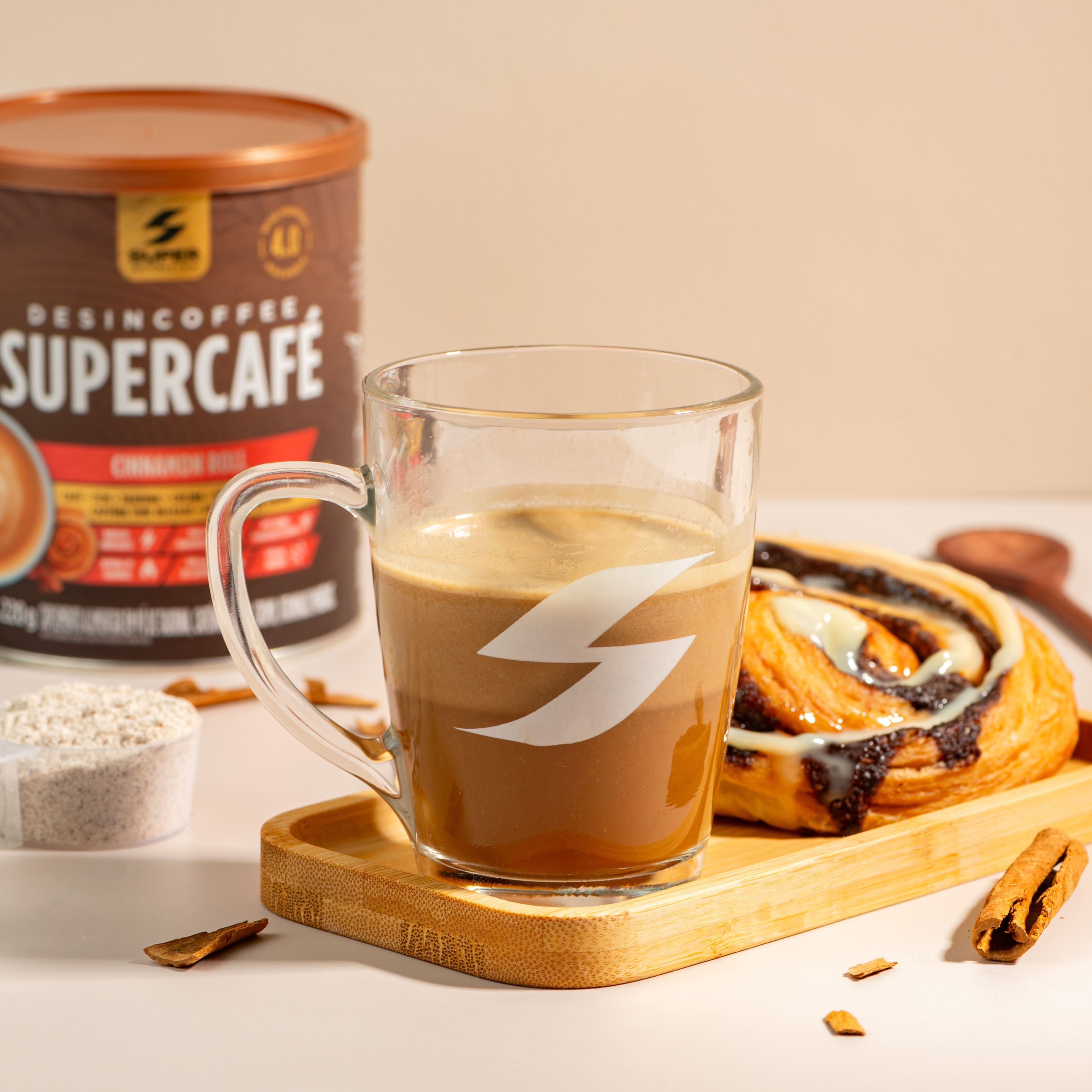 Desincoffee Supercafé Cinnamon Roll