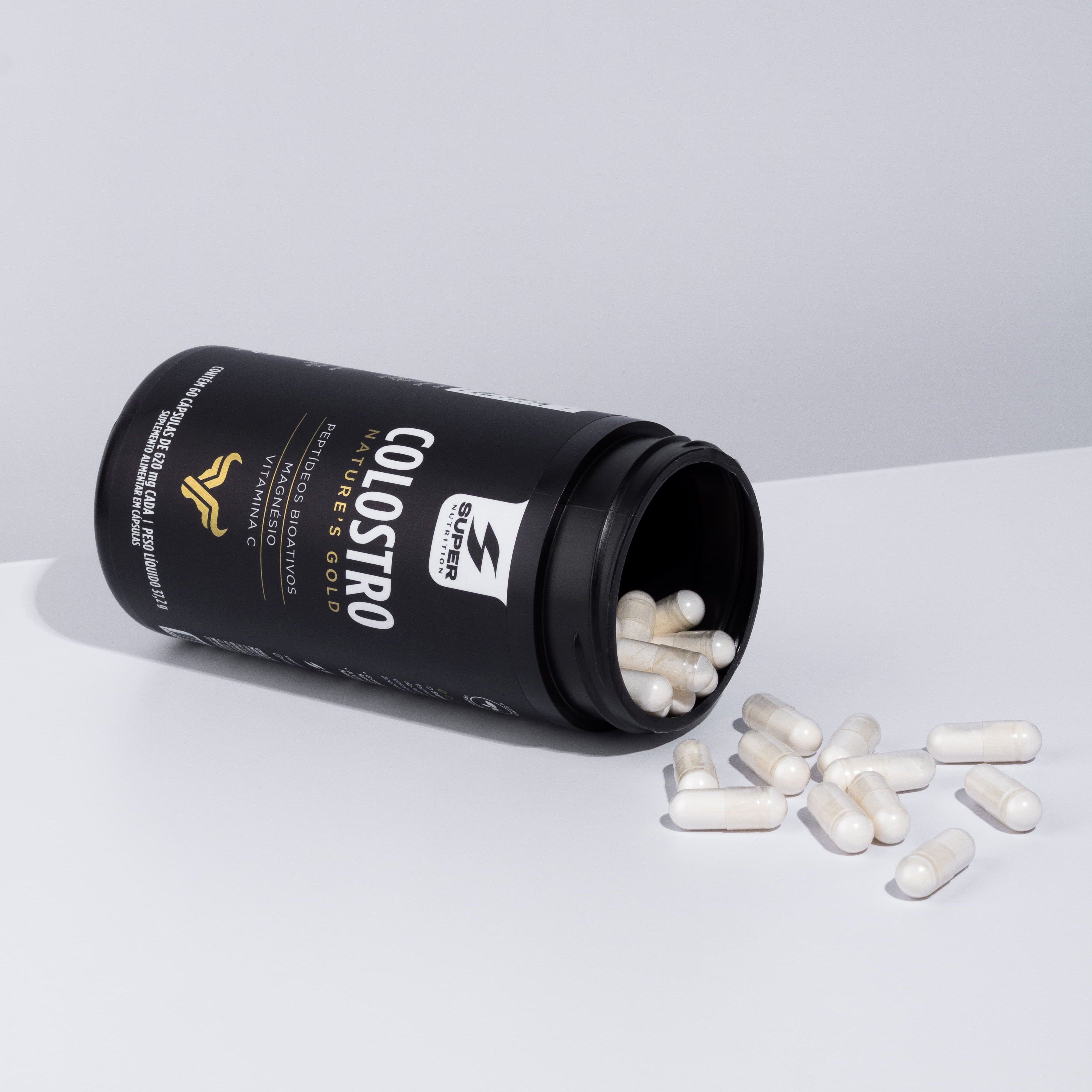 Compre 2 Leve 3 Super Colostro - Peptídeos Bioativos, Magnésio e Vitamina C (60 cápsulas)