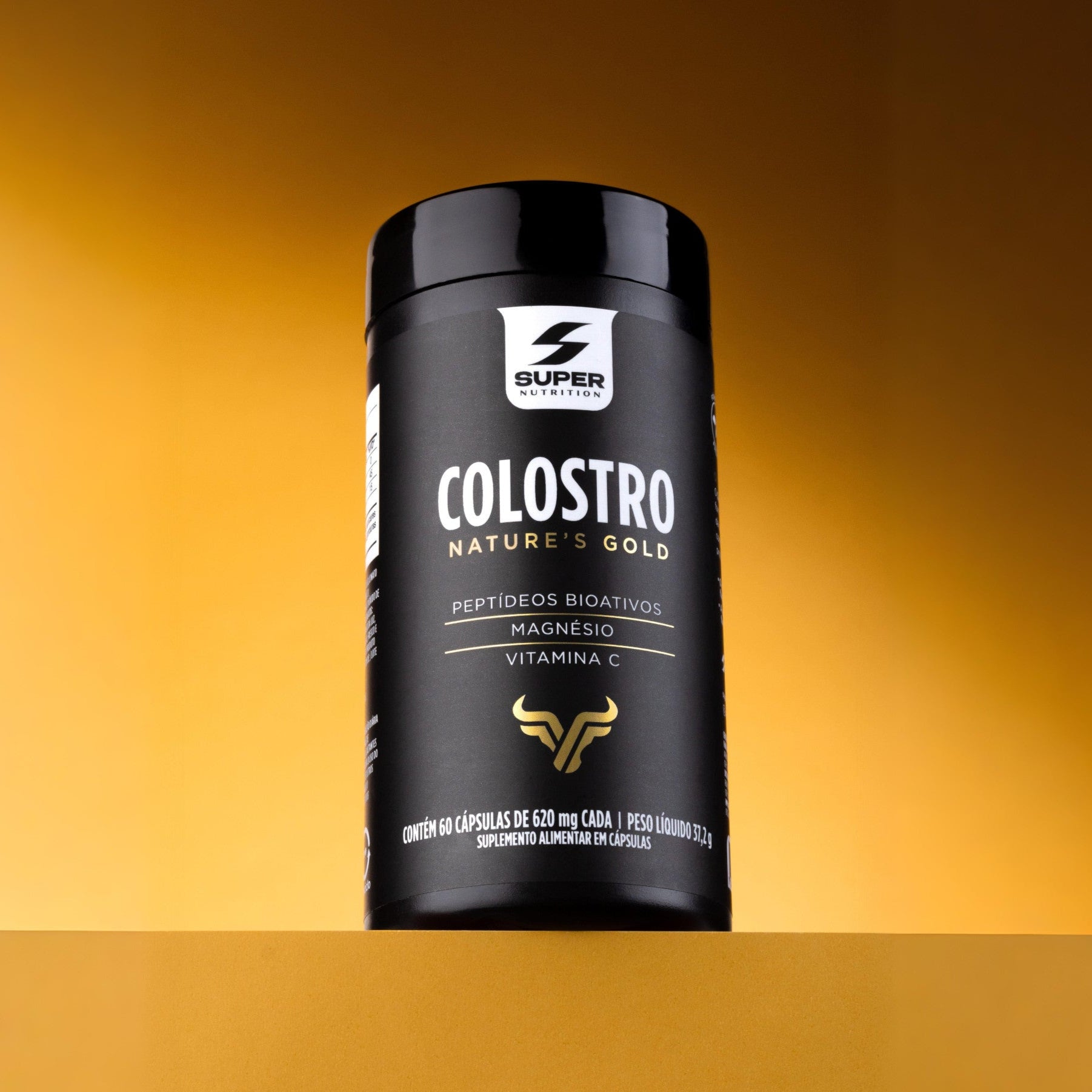 Super Colostro - Peptídeos Bioativos, Magnésio e Vitamina C (60 cápsulas)
