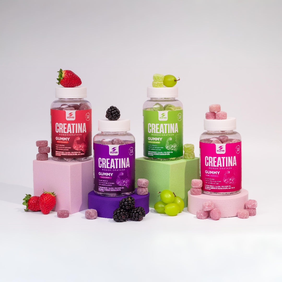 Compre 3 Leve 4 Super Gummy Creatina Sabores