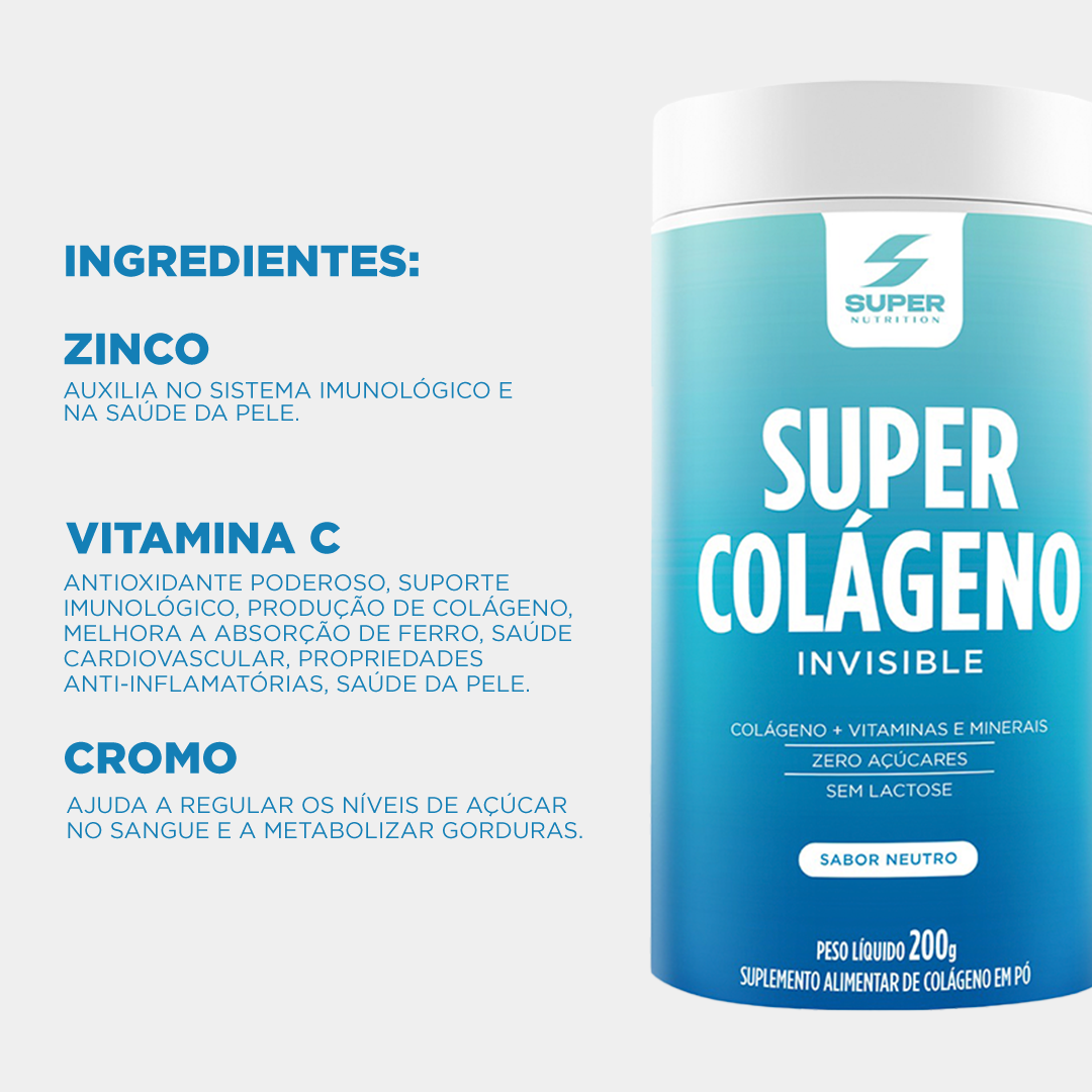 Super Colágeno Invisible Neutro (20 doses)