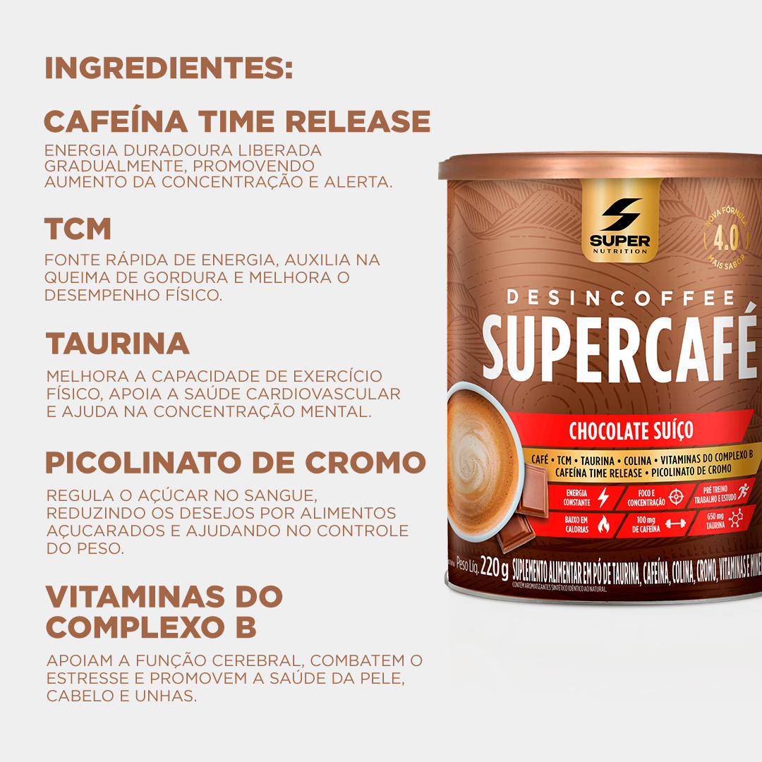 Desincoffee Supercafé Chocolate Suíço