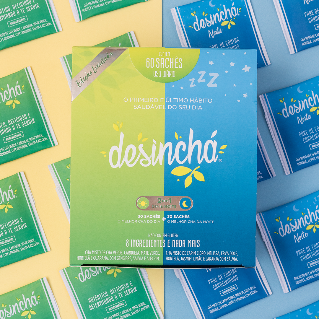 Desinchá Misto Dia e Noite (60 sachês)