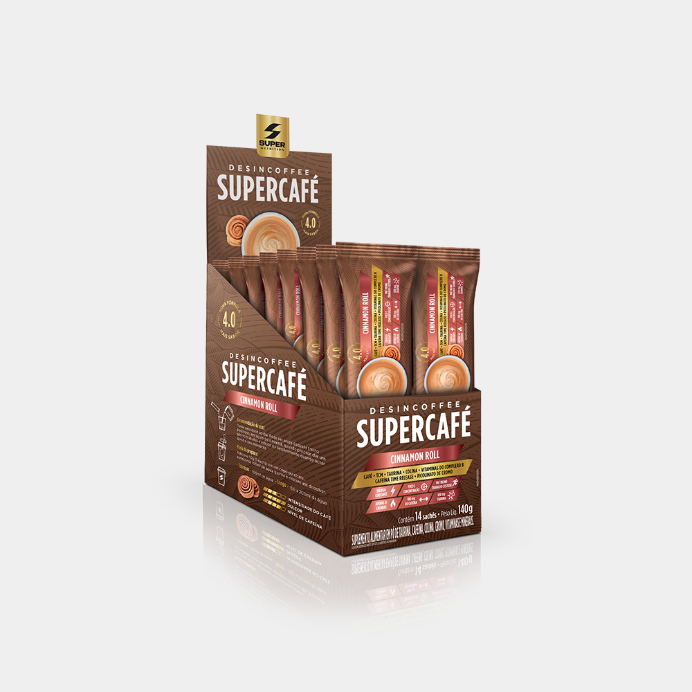Stick Desincoffee Supercafé Cinnamon Roll (14 unidades)