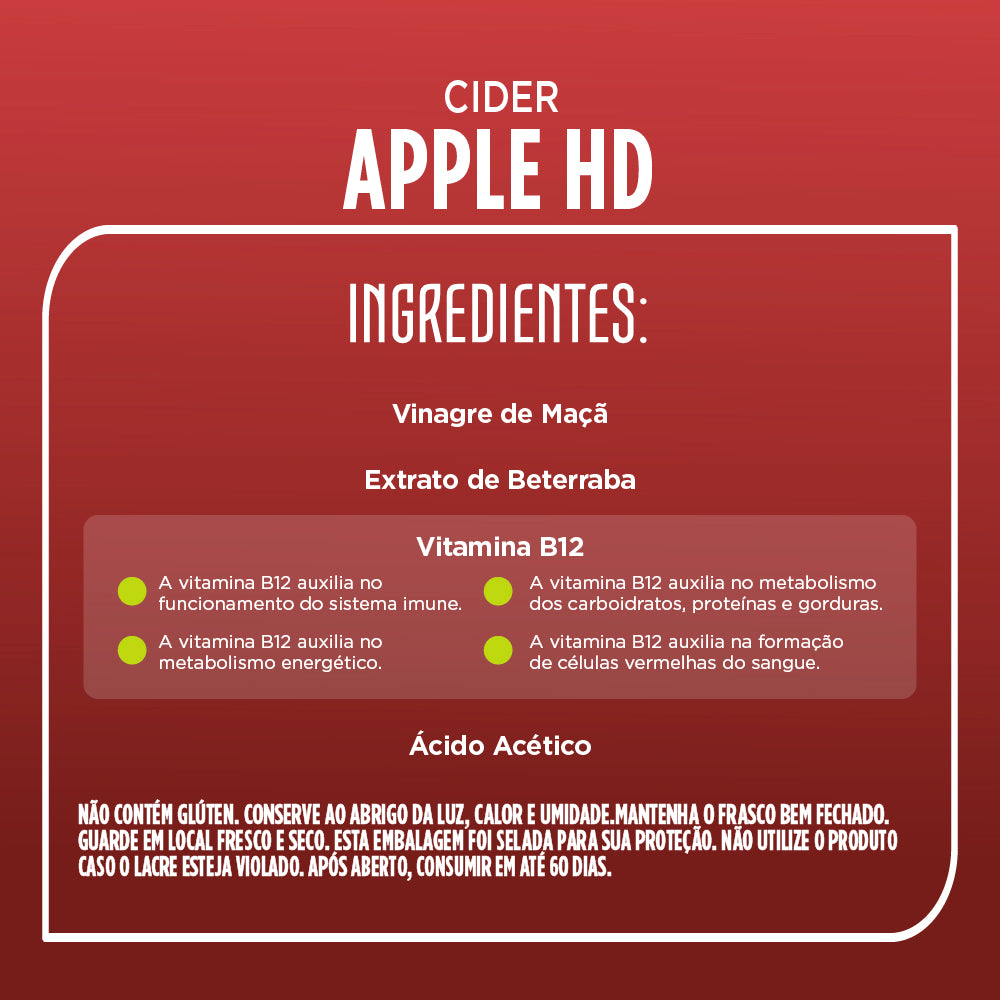 Compre 2 Leve 3 Super Apple Cider HD (60 cápsulas)