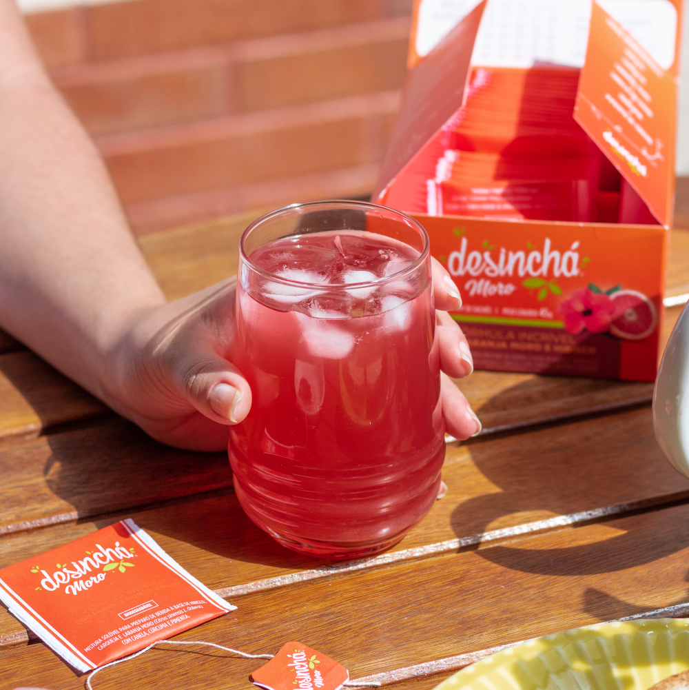 Desinchá Laranja Moro e Hibisco (30 sachês)