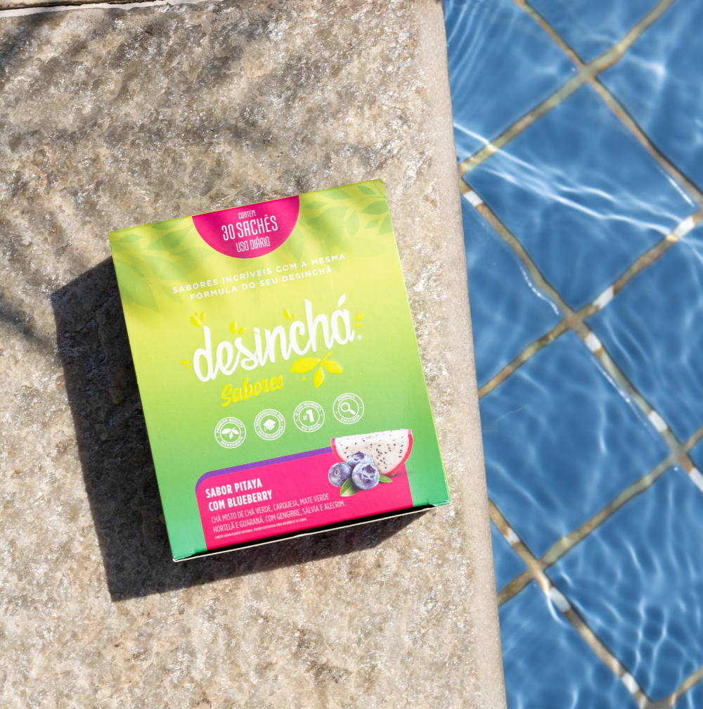 Desinchá Sabores Pitaya com Blueberry (30 sachês)