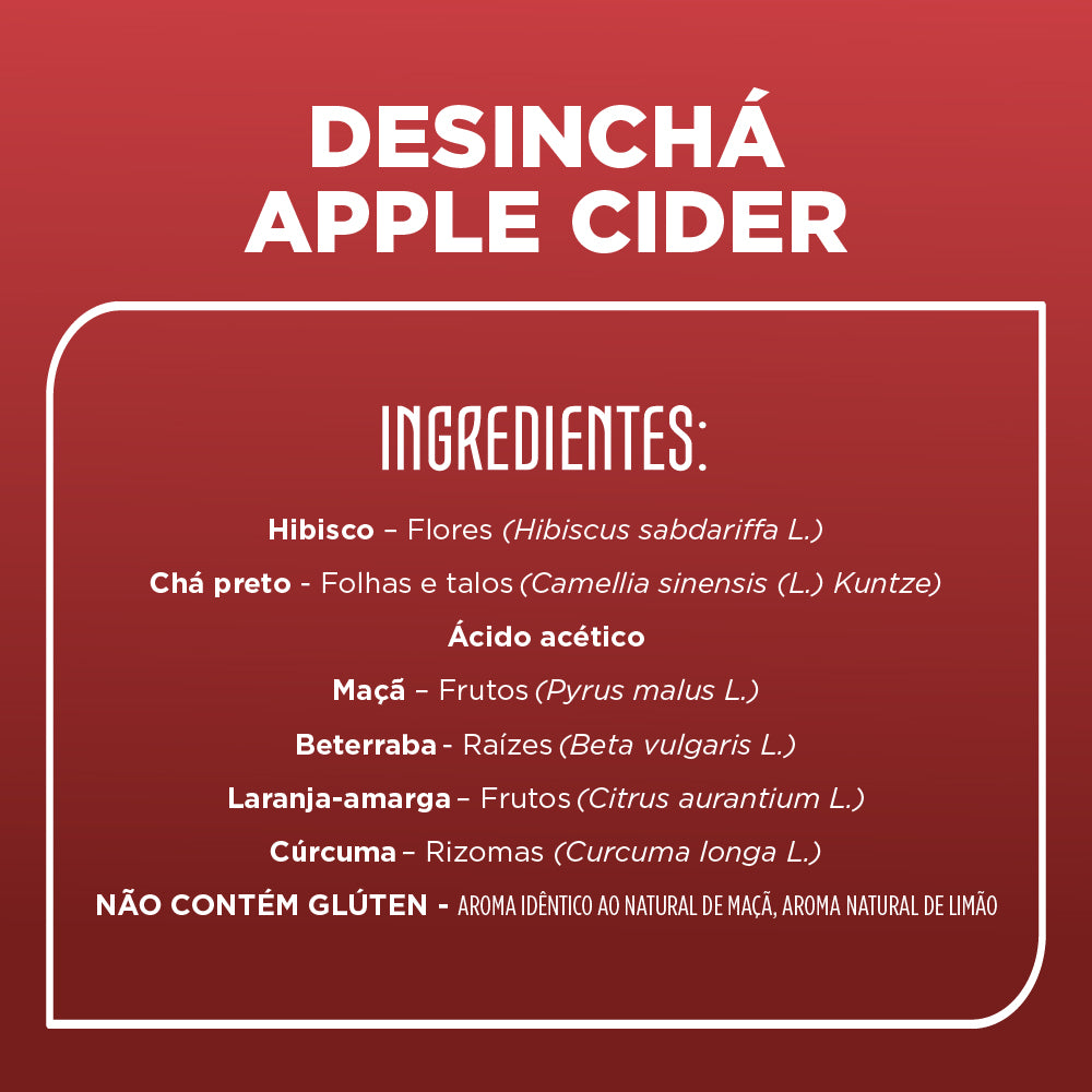 Desinchá Apple Cider (30 sachês)