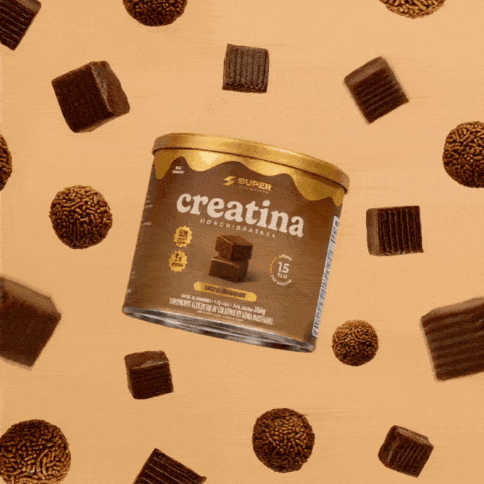 Caramelo de Creatina sabor Brigadeiro (40 unidades)