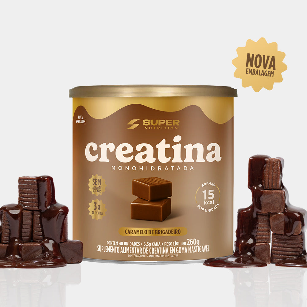 Caramelo de Creatina sabor Brigadeiro (40 unidades)
