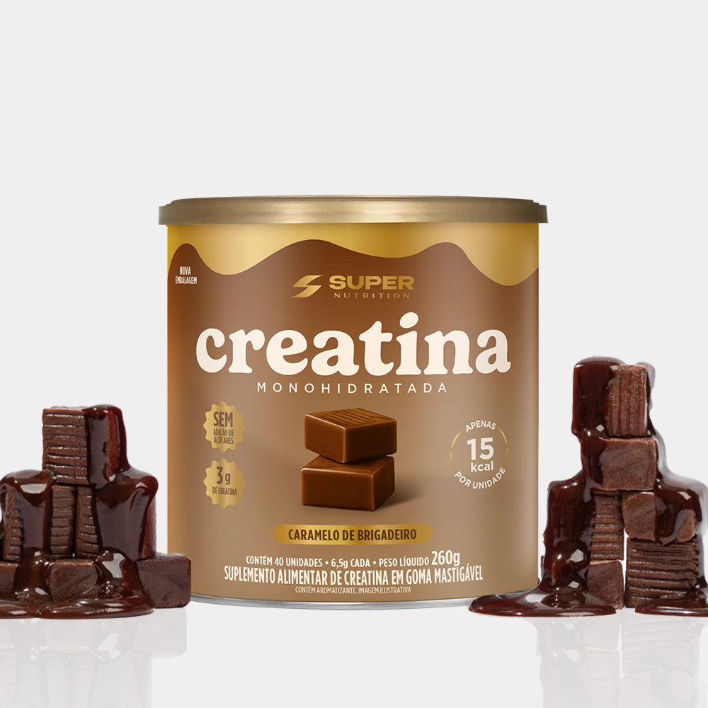 Caramelo de Creatina sabor Brigadeiro (40 unidades)