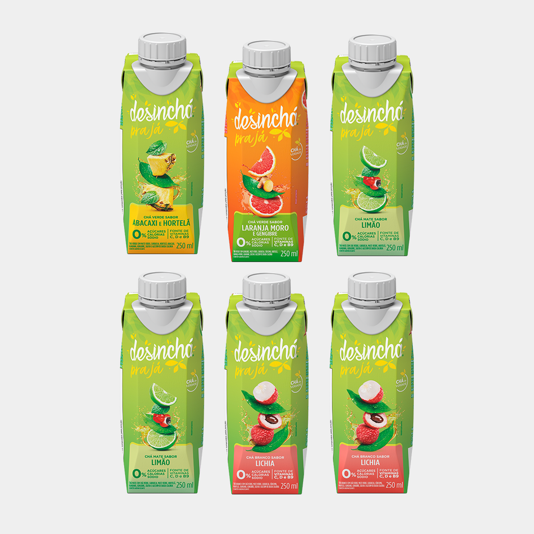 Kit Degustação Desinchá pra Já MINI 250ml