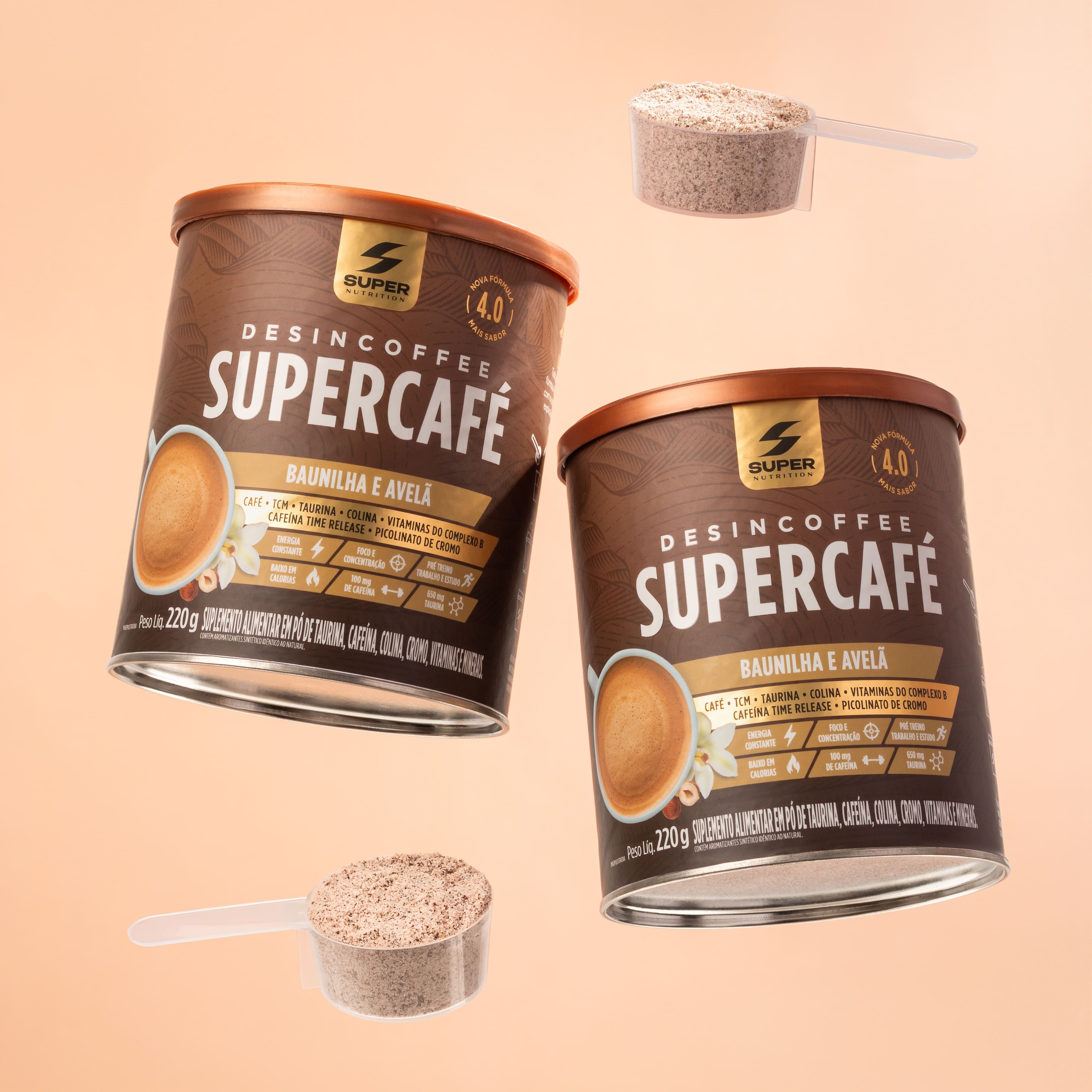 Compre 1 Leve 2 Desincoffee Supercafé Baunilha e Avelã