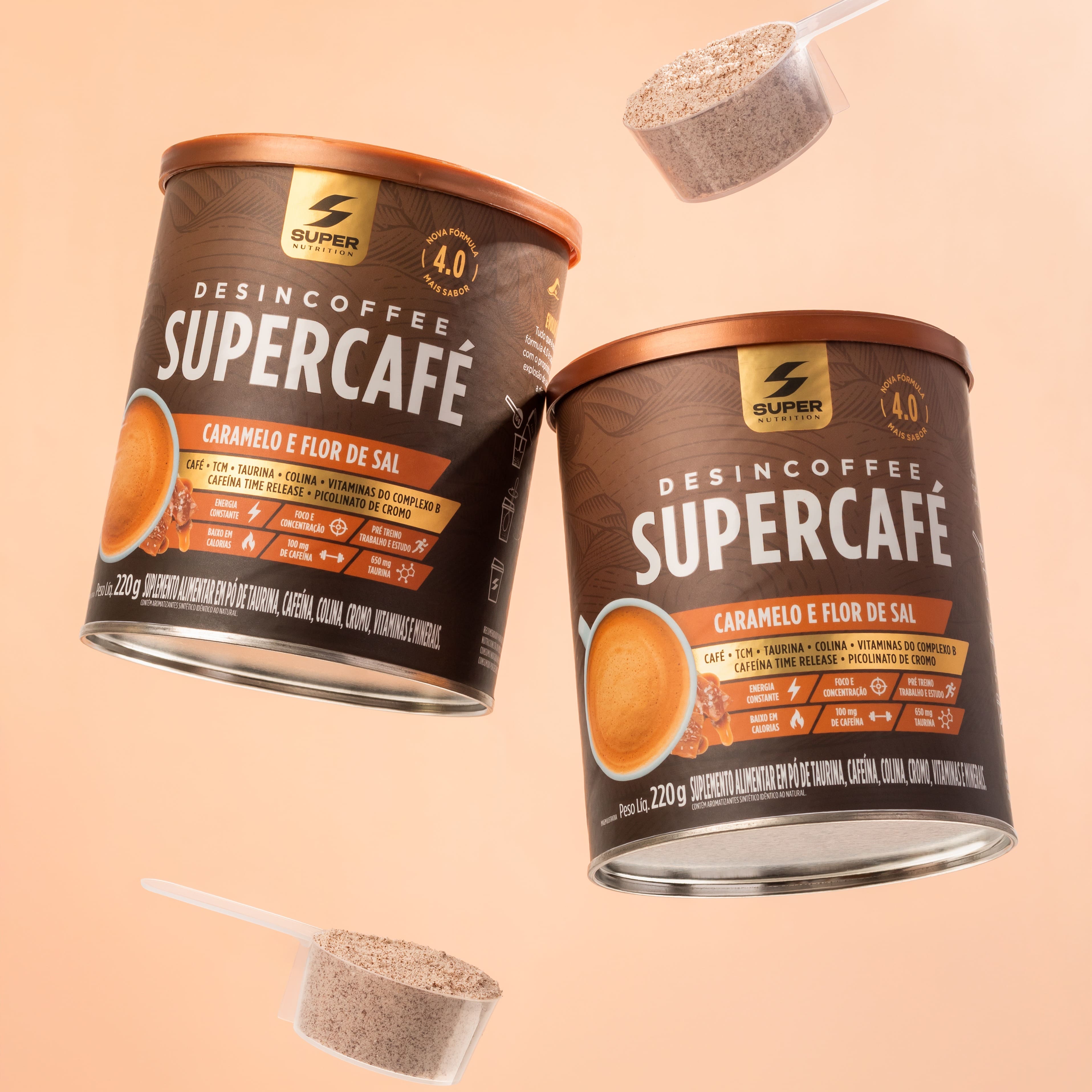 Compre 1 Leve 2 Desincoffee Supercafé Caramelo e Flor de Sal