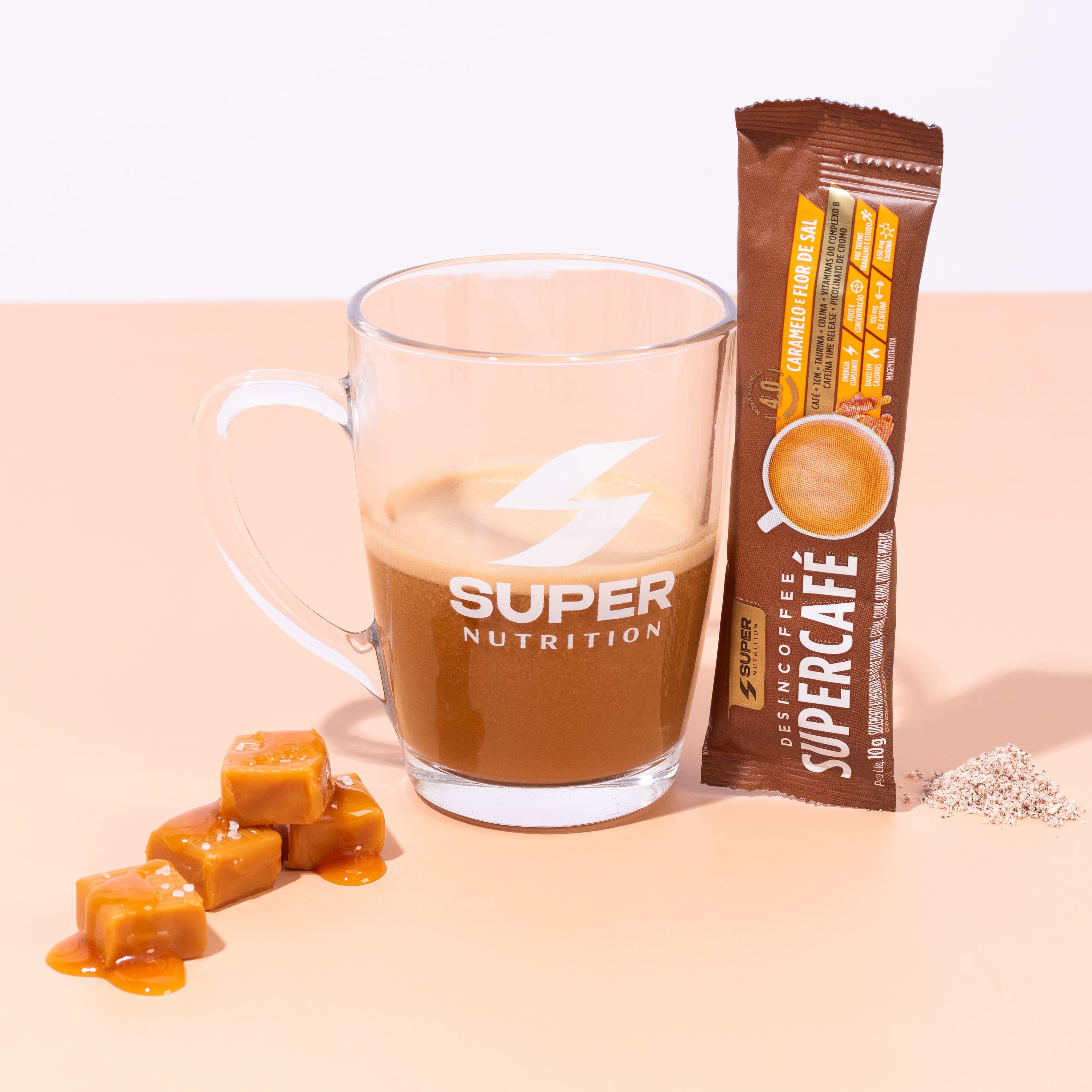 Stick Desincoffee Supercafé Caramelo com Flor de Sal (14 unidades)