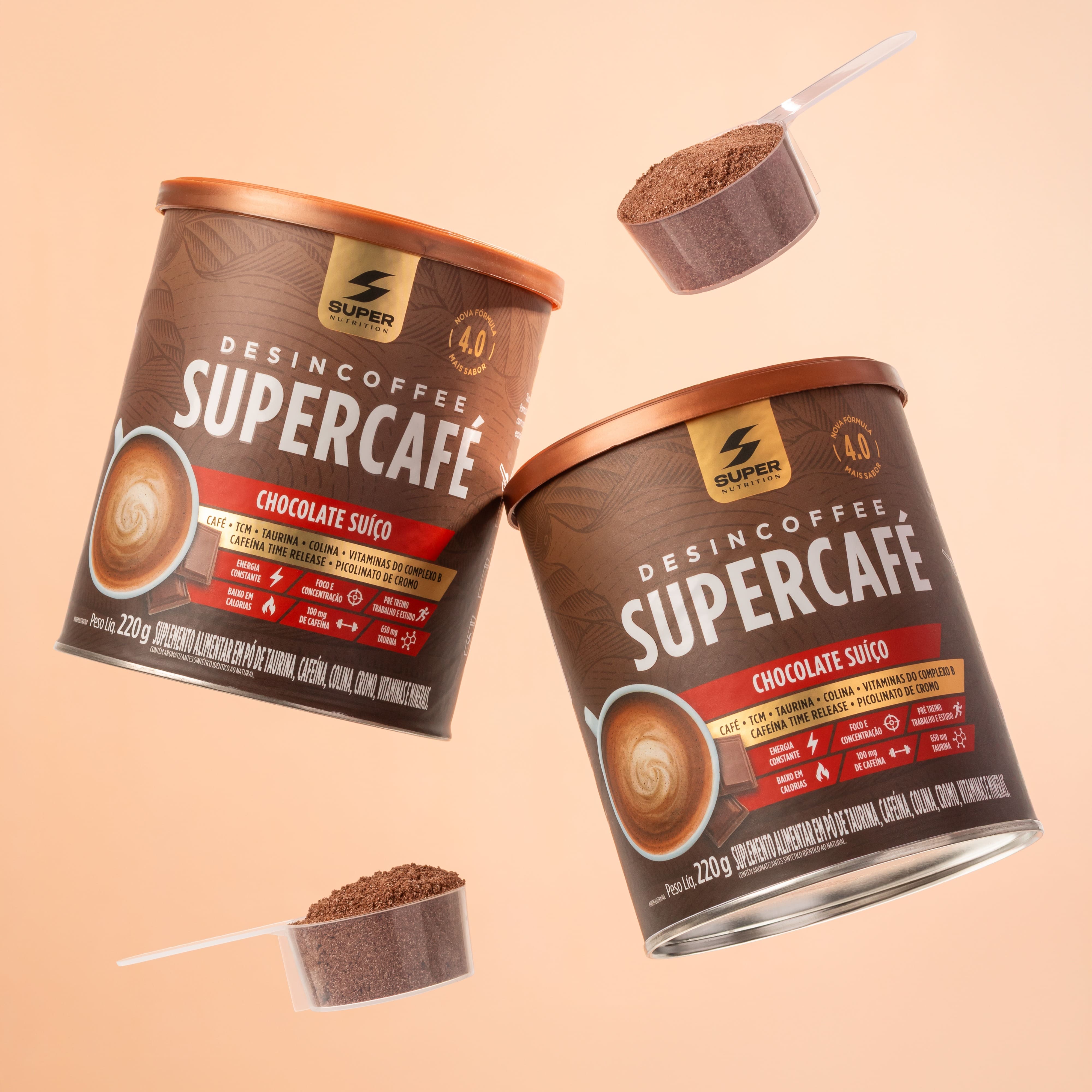 Compre 1 Leve 2 Desincoffee Supercafé Chocolate Suíço