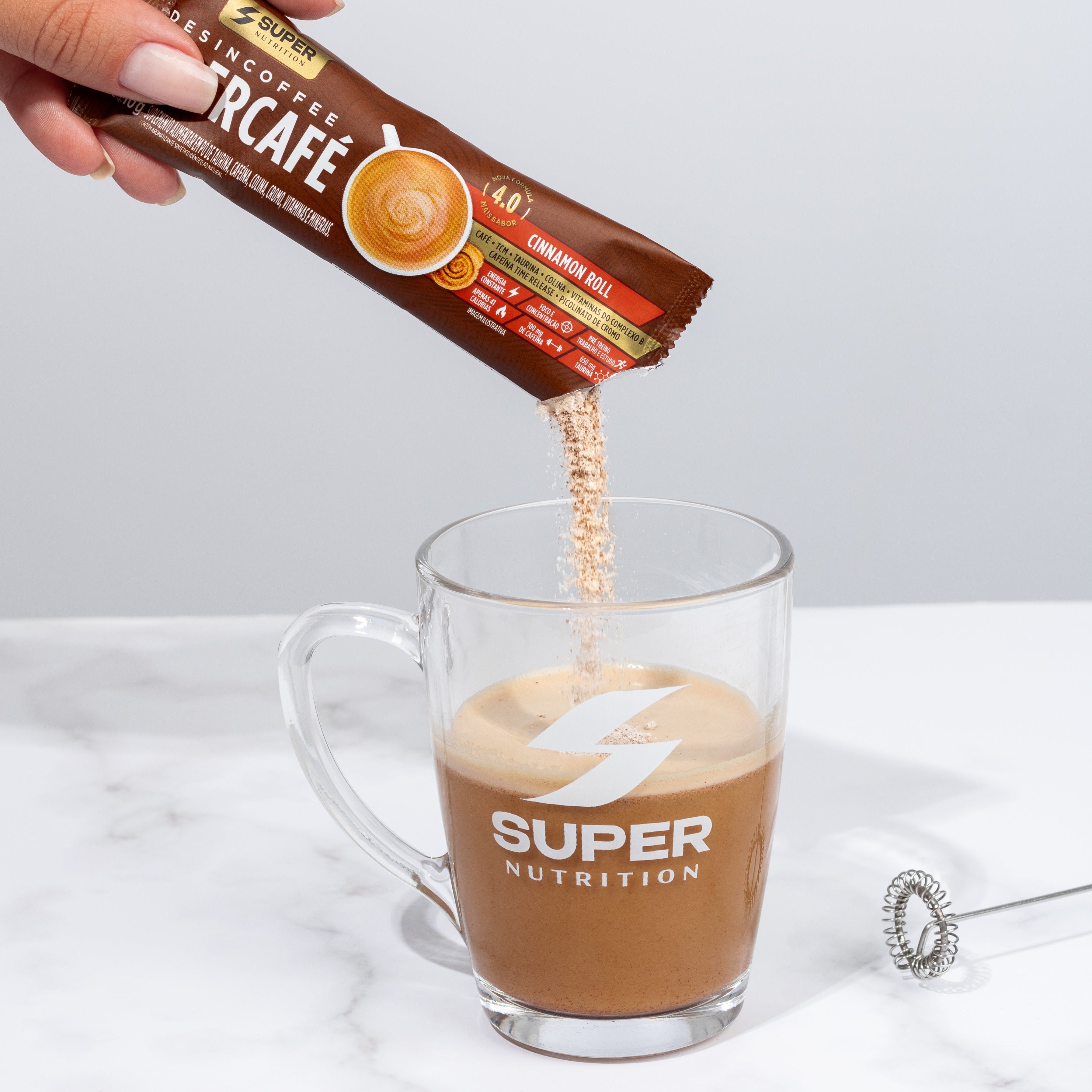 Stick Desincoffee Supercafé Cinnamon Roll (14 unidades)