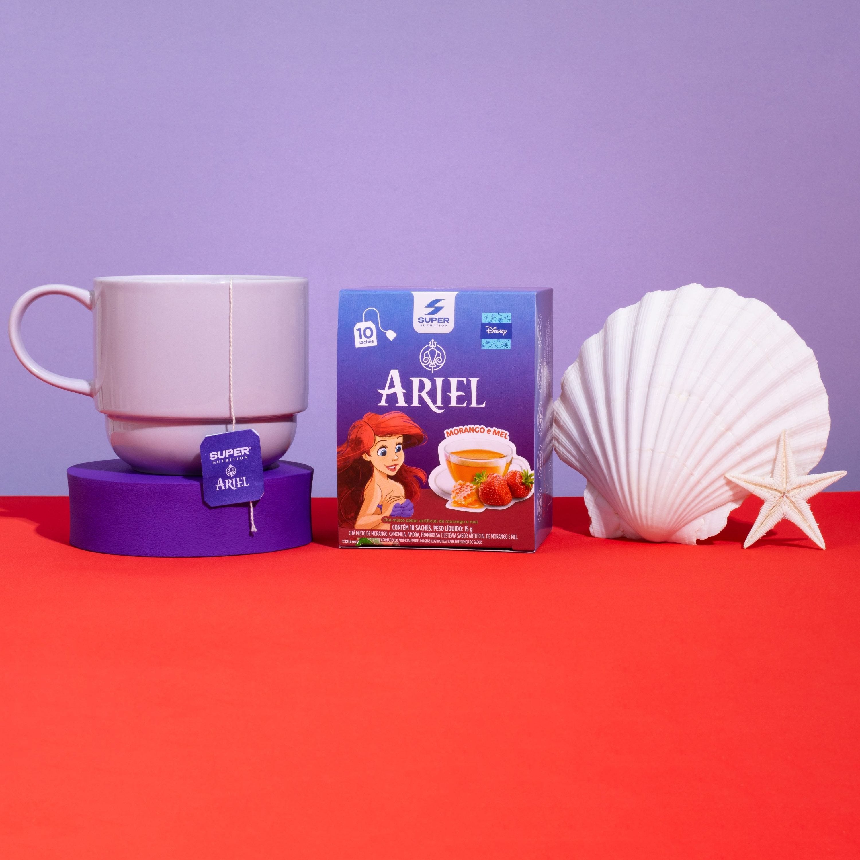 Desinchá Disney Ariel - Morango e Mel (10 sachês)