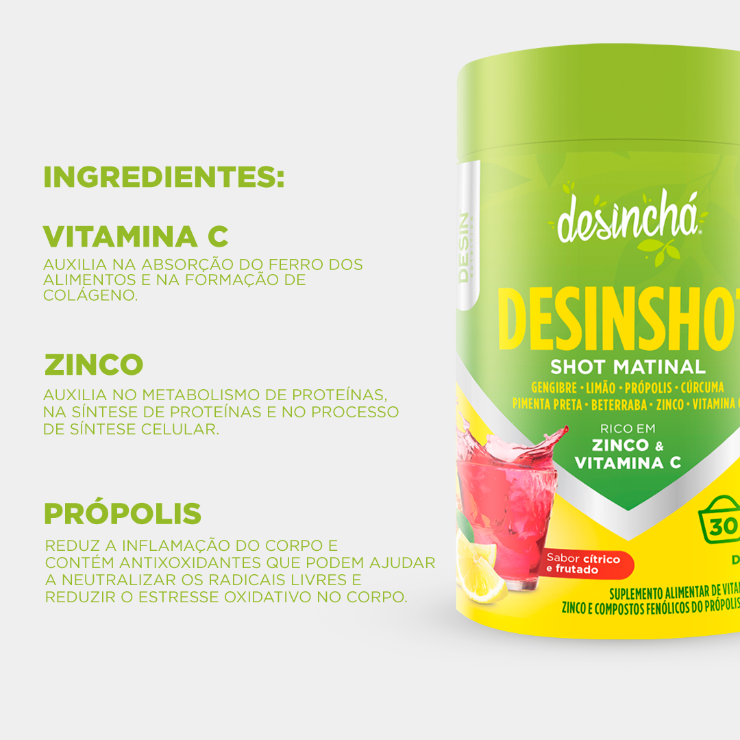 Compre 2 Leve 3 Desinshot Shot Matinal (30 dias)