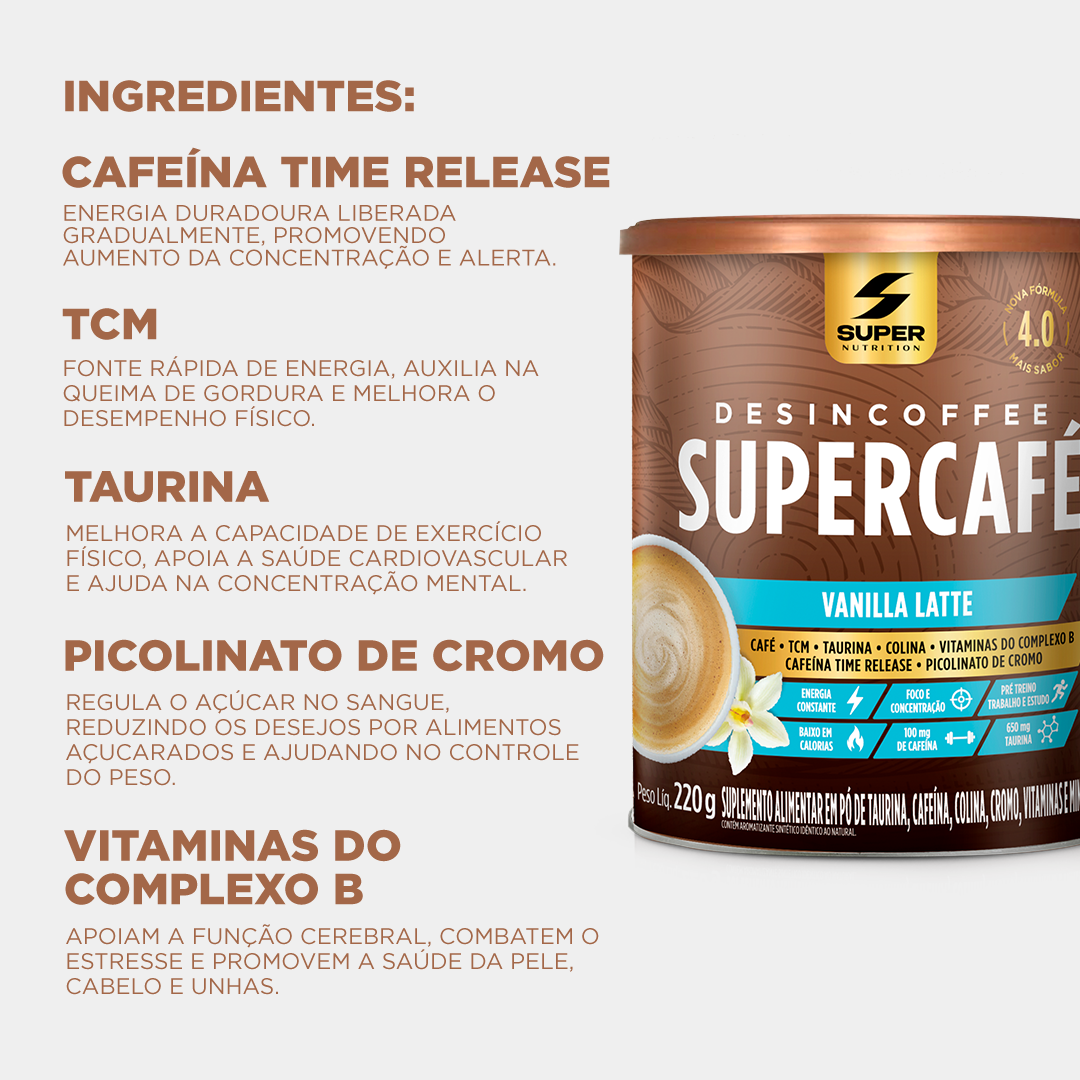 Desincoffee Supercafé Vanilla Latte