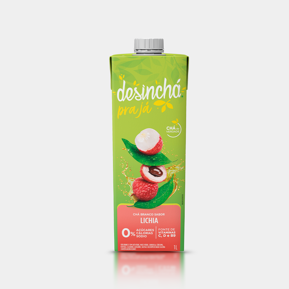 Chá Gelado Sabor Lichia Desinchá Pra Já