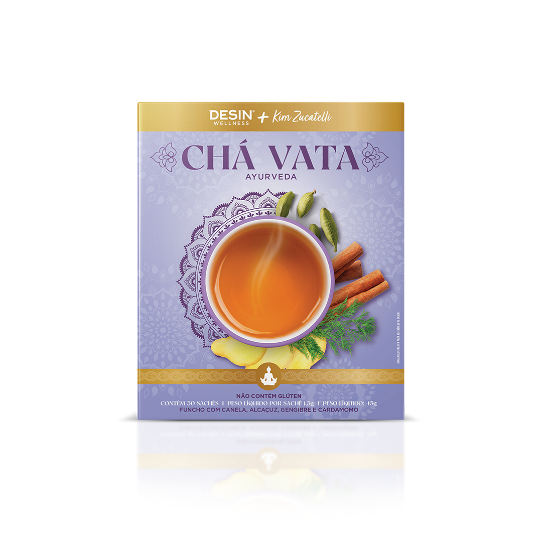 Chá Ayurveda Vata by Kim Zucatelli (30 sachês)