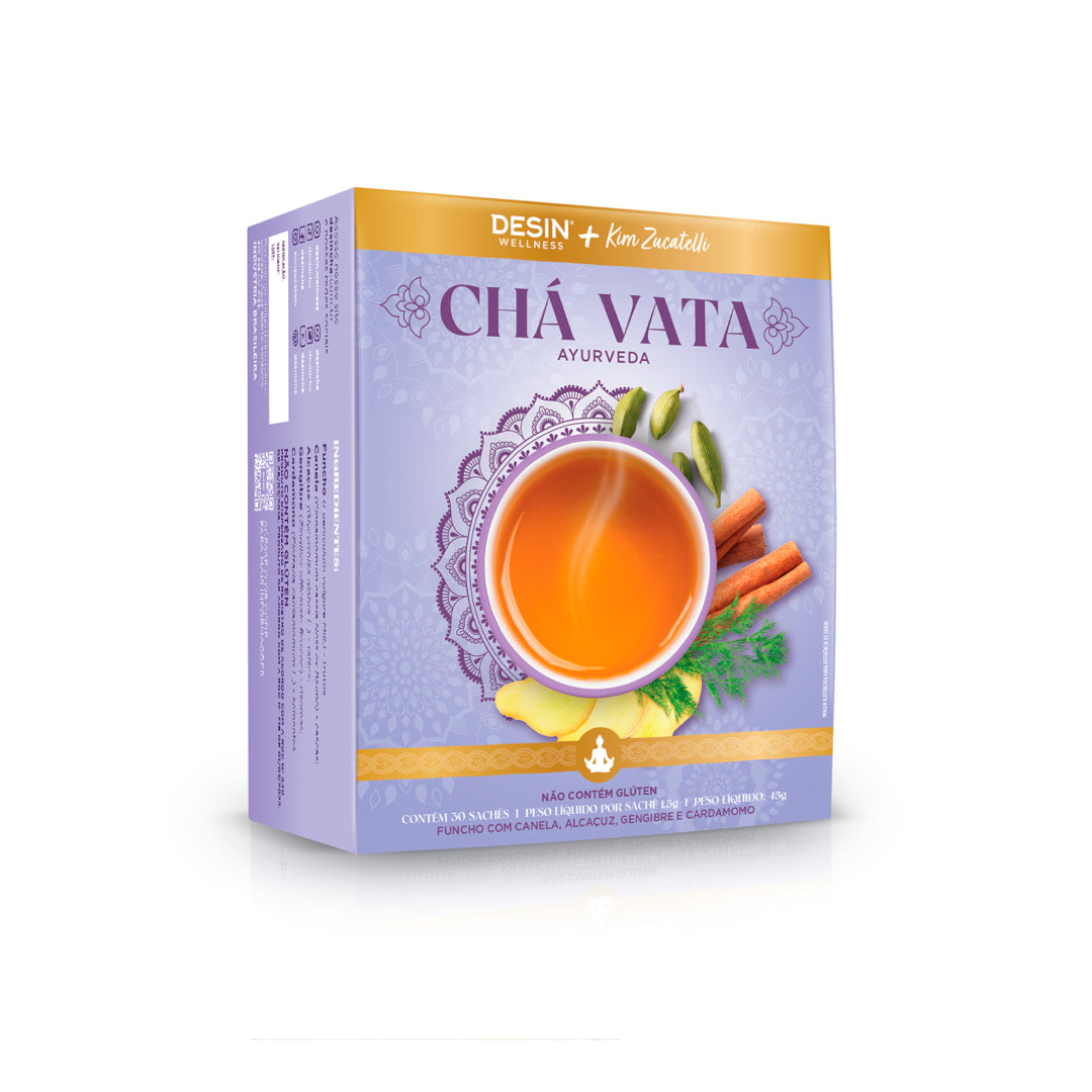 Chá Ayurveda Vata by Kim Zucatelli (30 sachês)