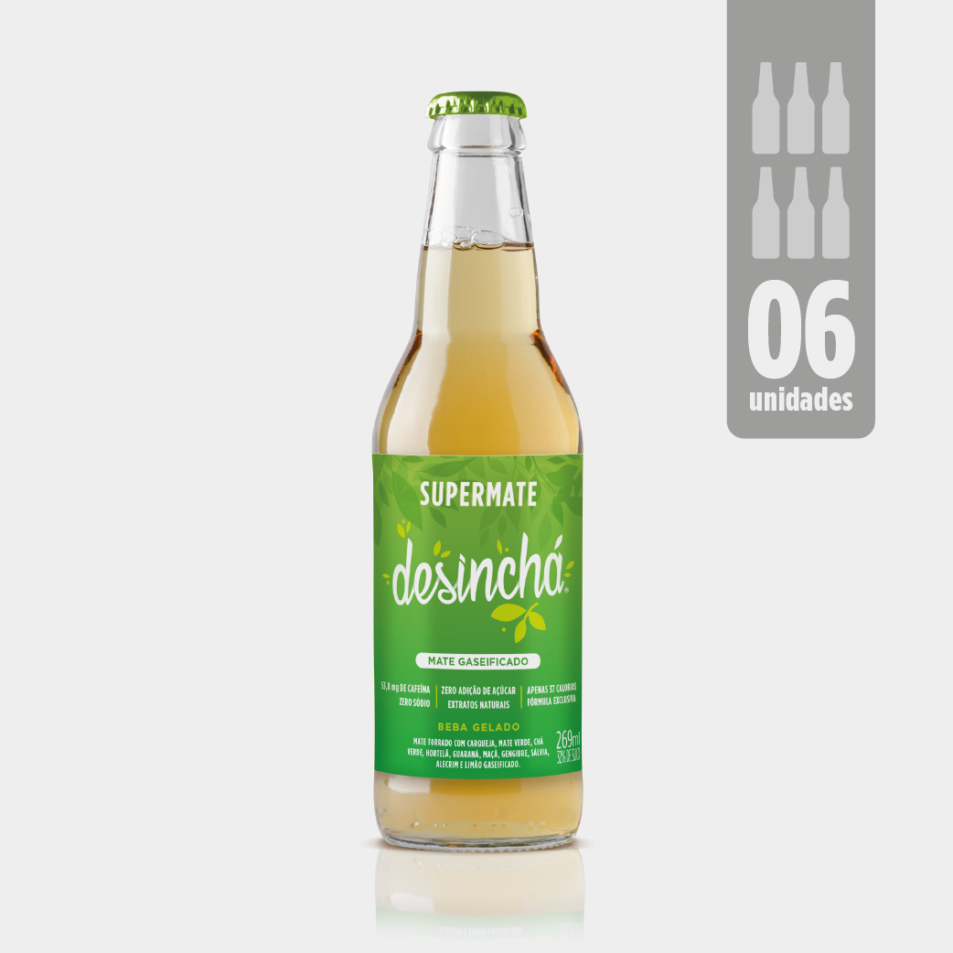 Desinchá Supermate - Pack com 06 unidades (R$8,90 cada)