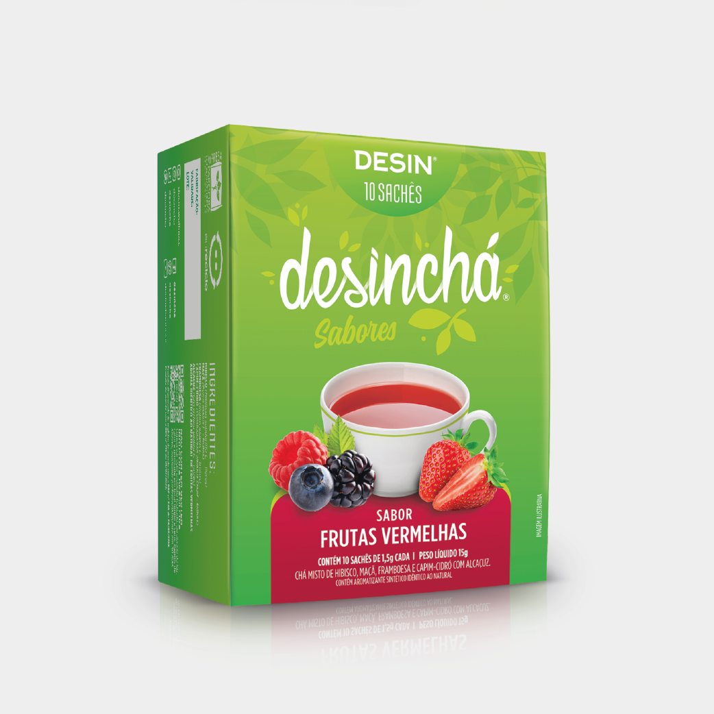 Desinchá Frutas Vermelhas (10 sachês)