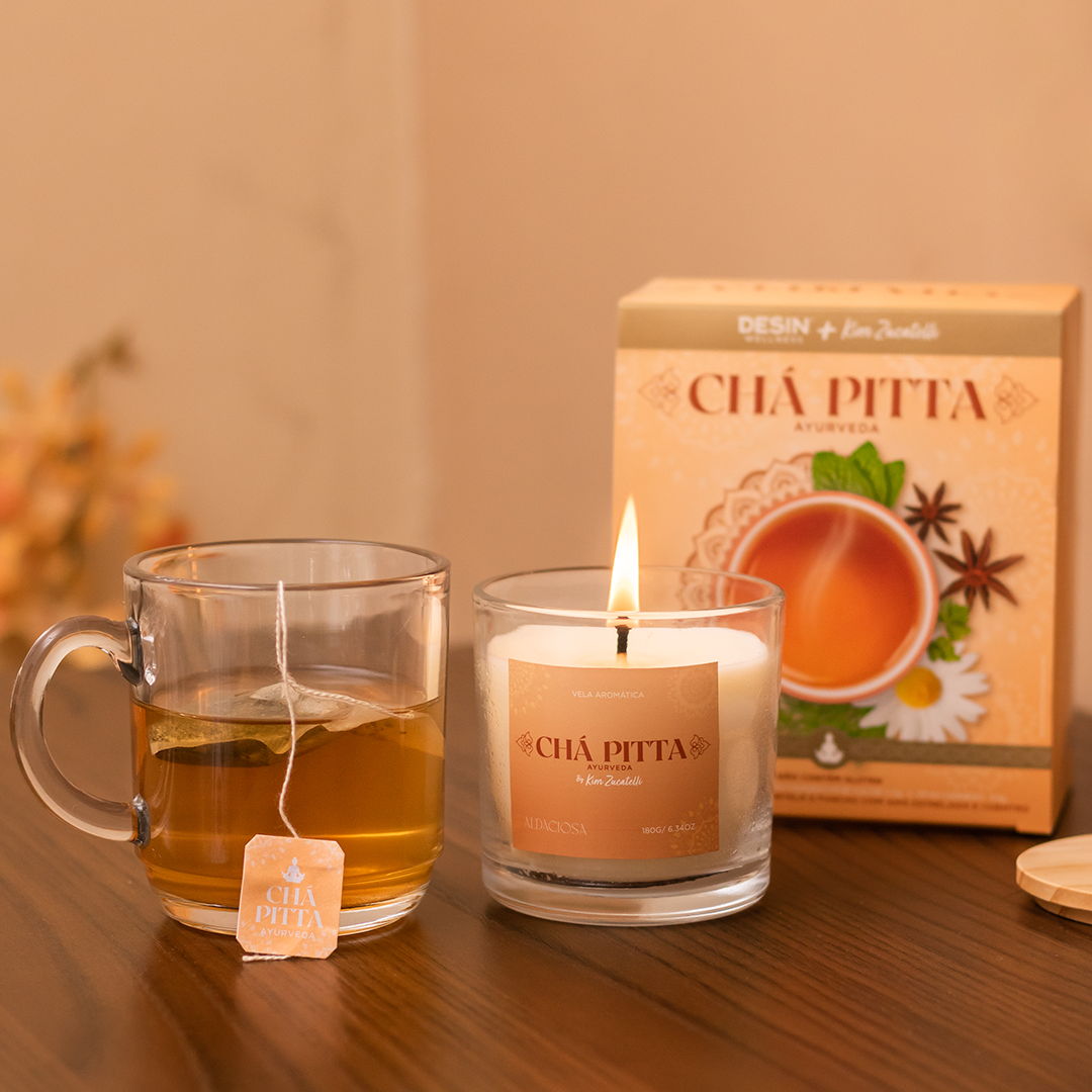 Chá Ayurveda Pitta by Kim Zucatelli (30 sachês)