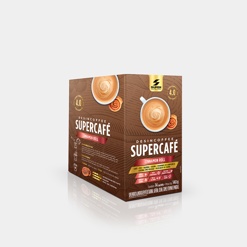 Stick Desincoffee Supercafé Cinnamon Roll (14 unidades)