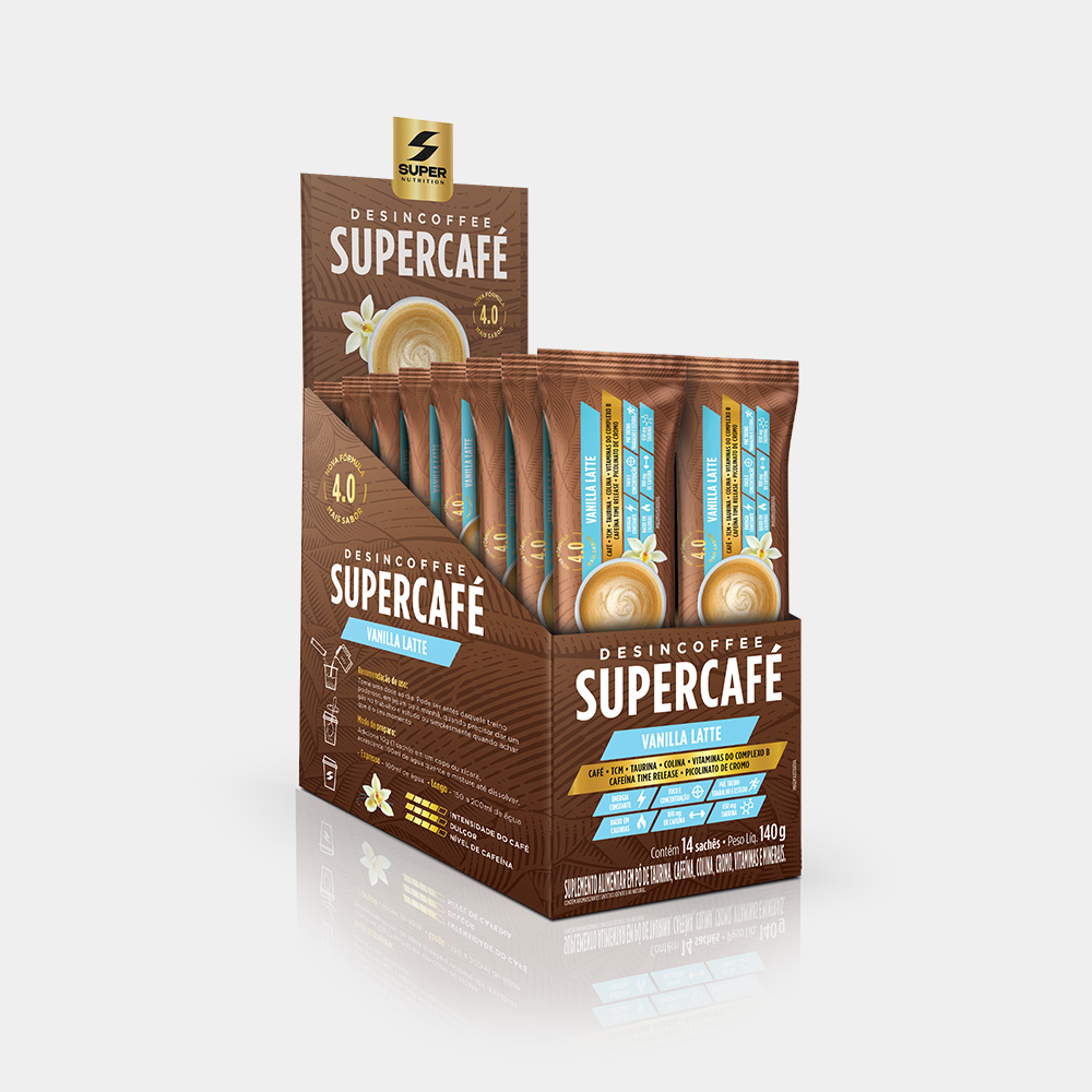 Stick Desincoffee Supercafé Vanilla Latte (14 unidades)