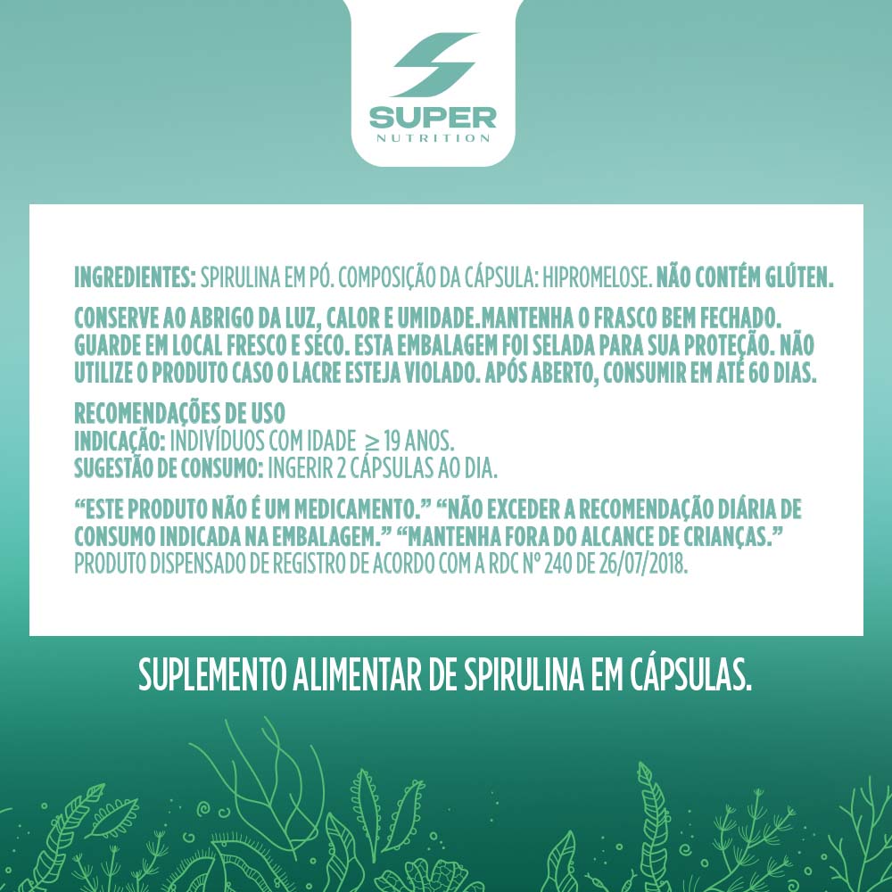 Compre 2 Leve 3 Spirulina Premium (60 cápsulas)