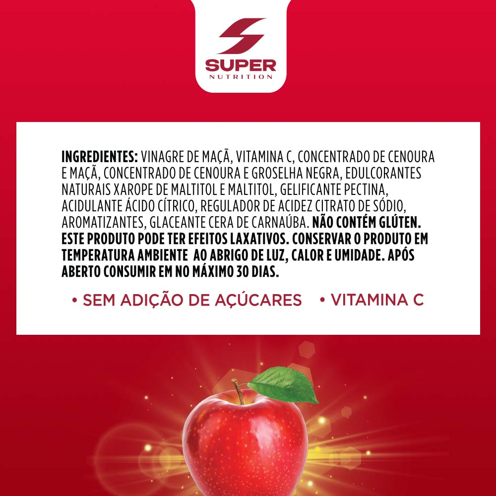 Compre 1 Leve 2 Super Gummy Apple Cider HD (30 gomas)