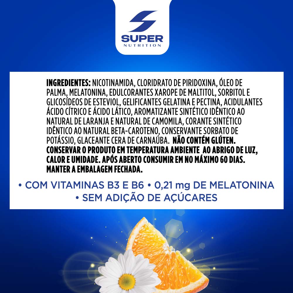 Compre 2 Leve 3 Super Gummy Melatonina (60 gomas)