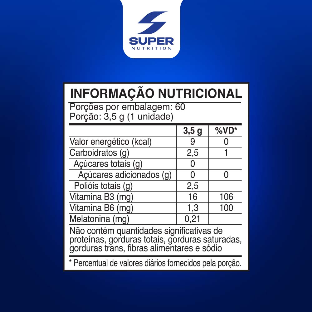 Compre 2 Leve 3 Super Gummy Melatonina (60 gomas)