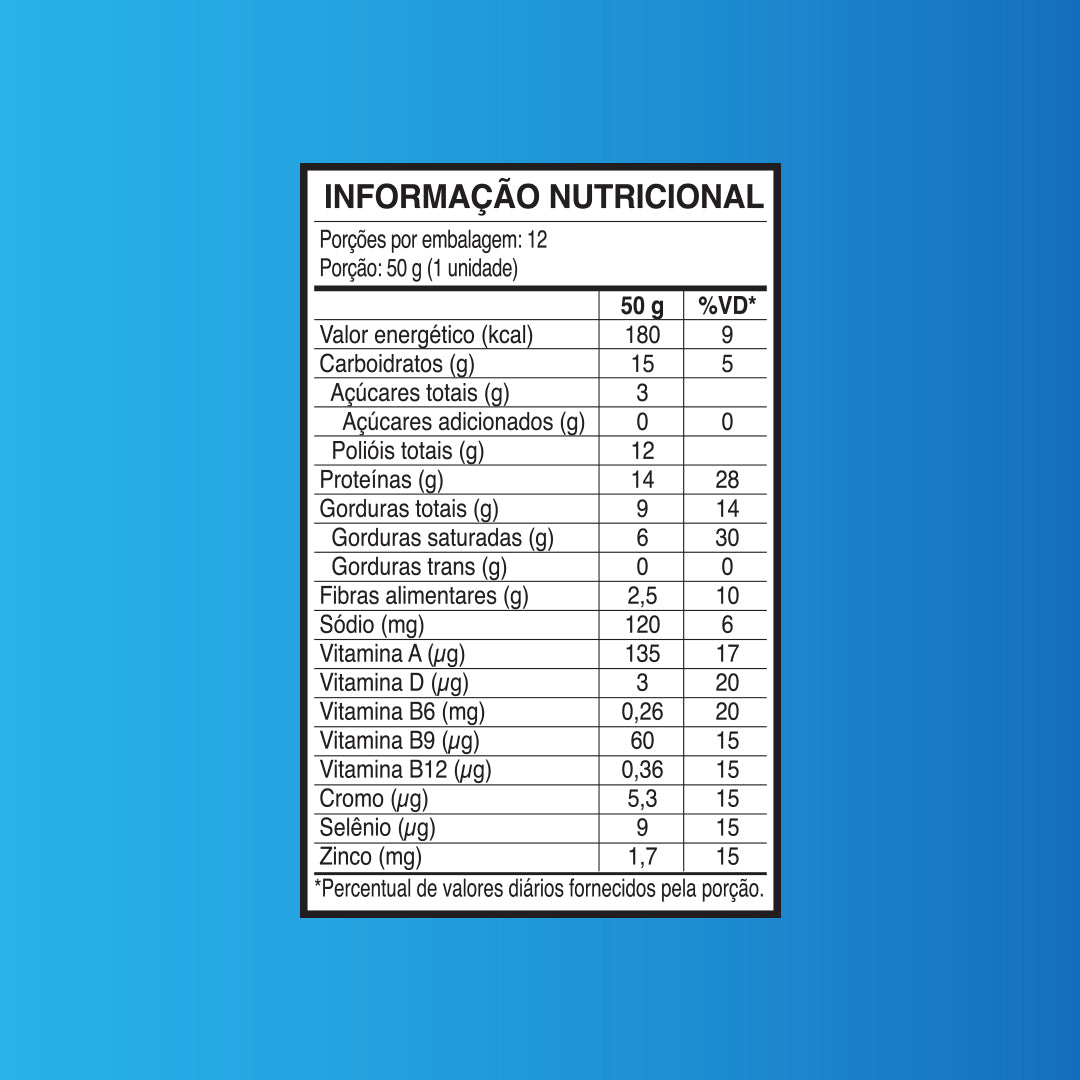 Super Protein Bar Sabor Chocolate Branco com Cookies (12 unidades)
