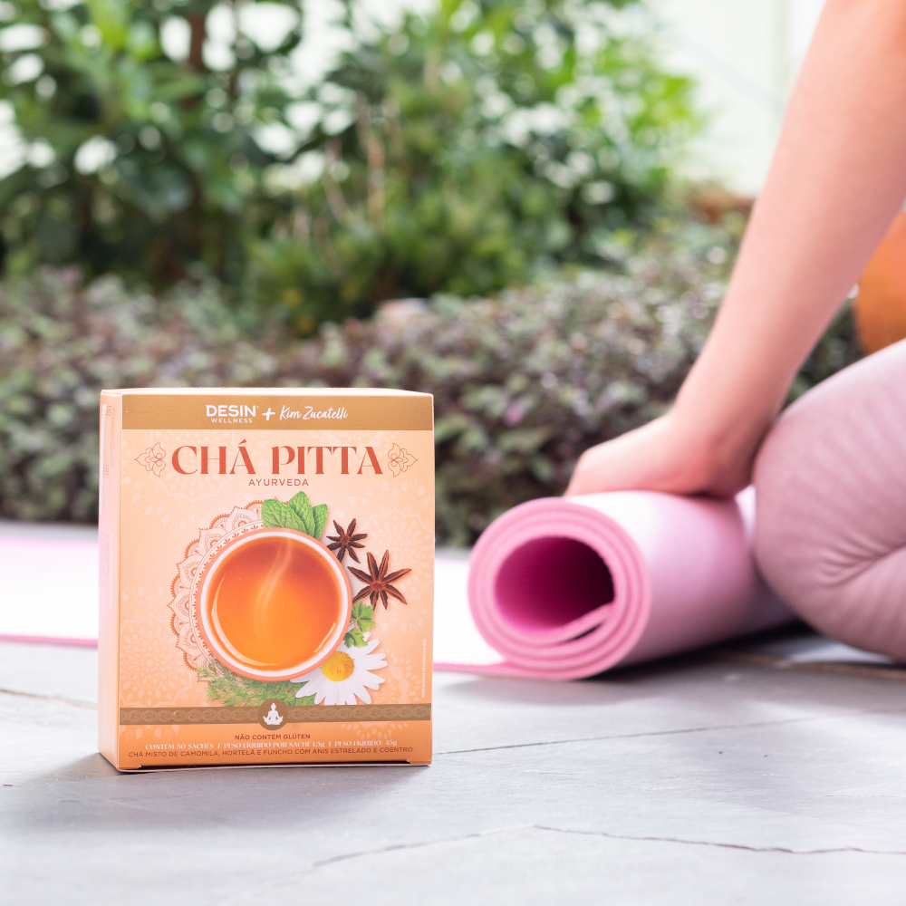 Chá Ayurveda Pitta by Kim Zucatelli (30 sachês)