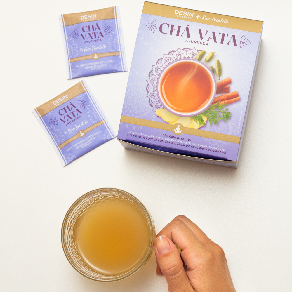 Chá Ayurveda Vata by Kim Zucatelli (30 sachês)