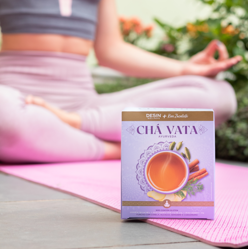 Chá Ayurveda Vata by Kim Zucatelli (30 sachês)